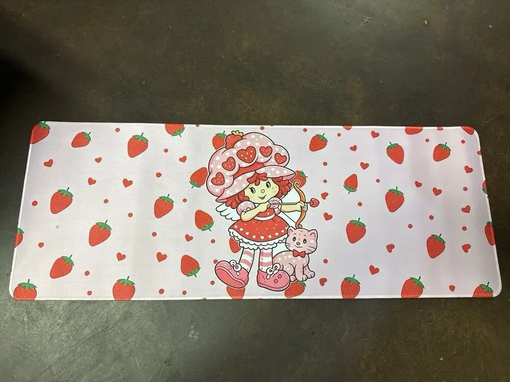 Strawberry Shortcake Computer Desk Mat 31x11